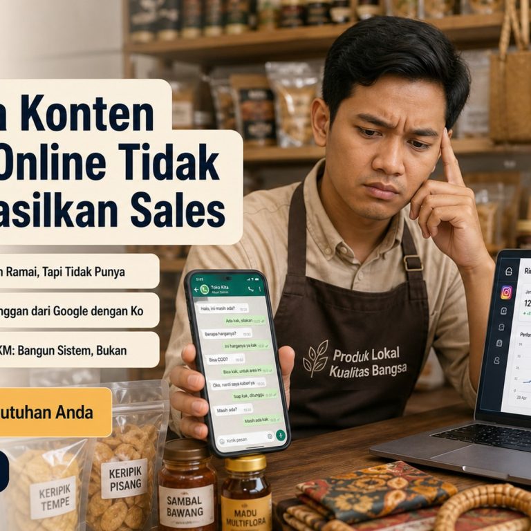Kenapa Konten Bisnis Online Tidak Menghasilkan Sales