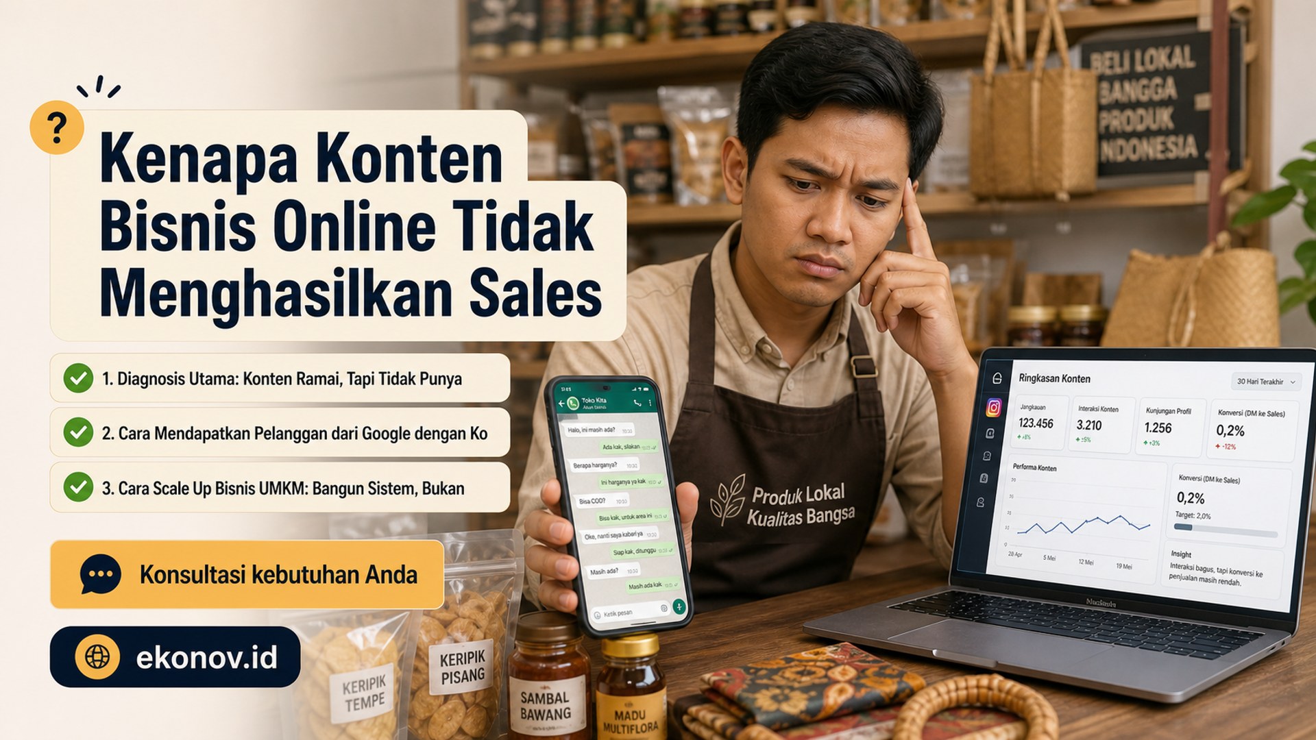cara mendapatkan pelanggan dari google - Kenapa Konten Bisnis Online Tidak Menghasilkan Sales