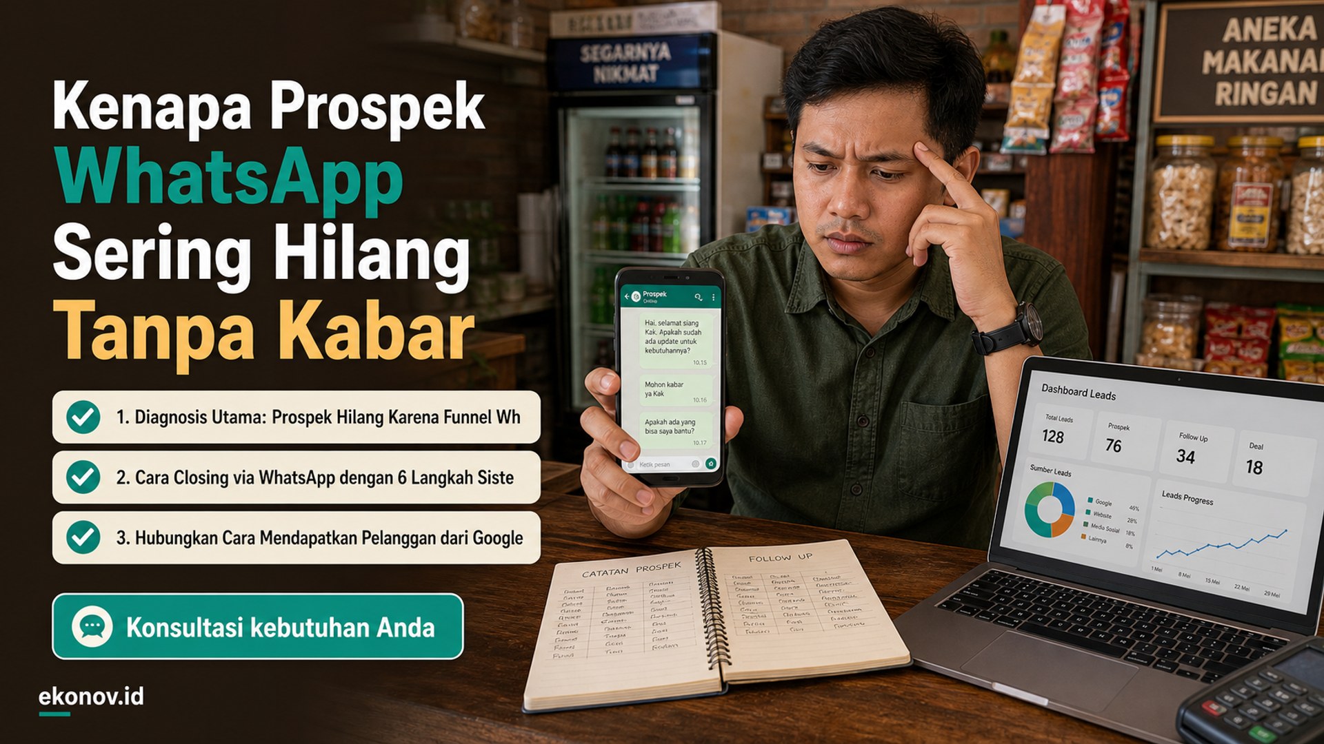 cara mendapatkan pelanggan dari google - Kenapa Prospek WhatsApp Sering Hilang Tanpa Kabar