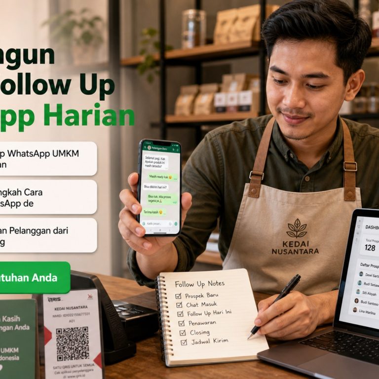 Cara Bangun Sistem Follow Up WhatsApp Harian