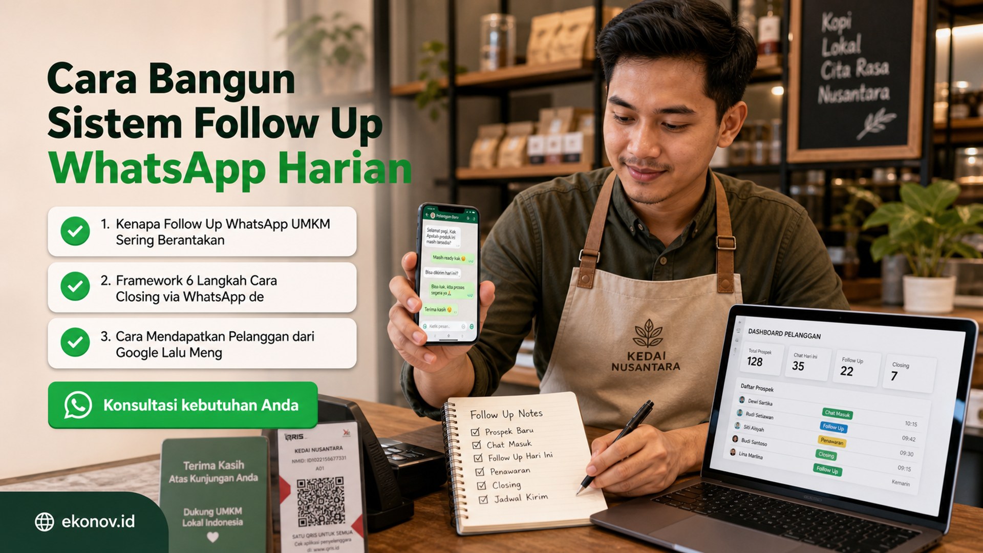 cara mendapatkan pelanggan dari google - Cara Bangun Sistem Follow Up WhatsApp Harian
