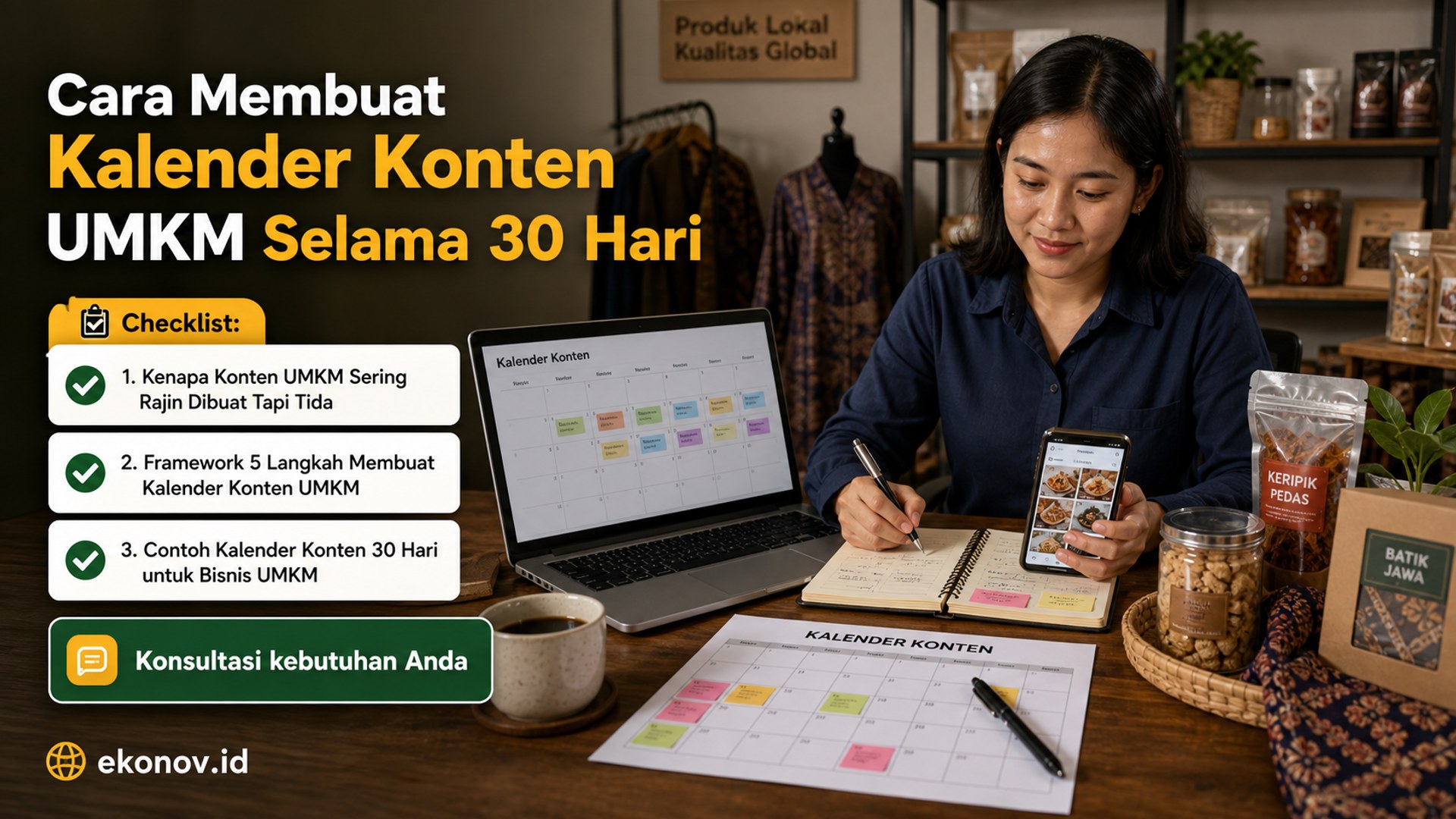 cara mendapatkan pelanggan dari google - Cara Membuat Kalender Konten UMKM Selama 30 Hari