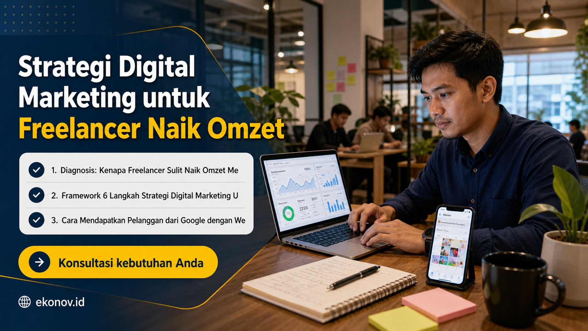 cara mendapatkan pelanggan dari google - Strategi Digital Marketing untuk Freelancer Naik Omzet