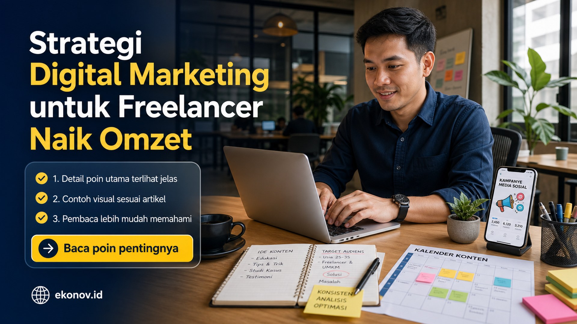 Ilustrasi cara mendapatkan pelanggan dari google - Strategi Digital Marketing untuk Freelancer Naik Omzet