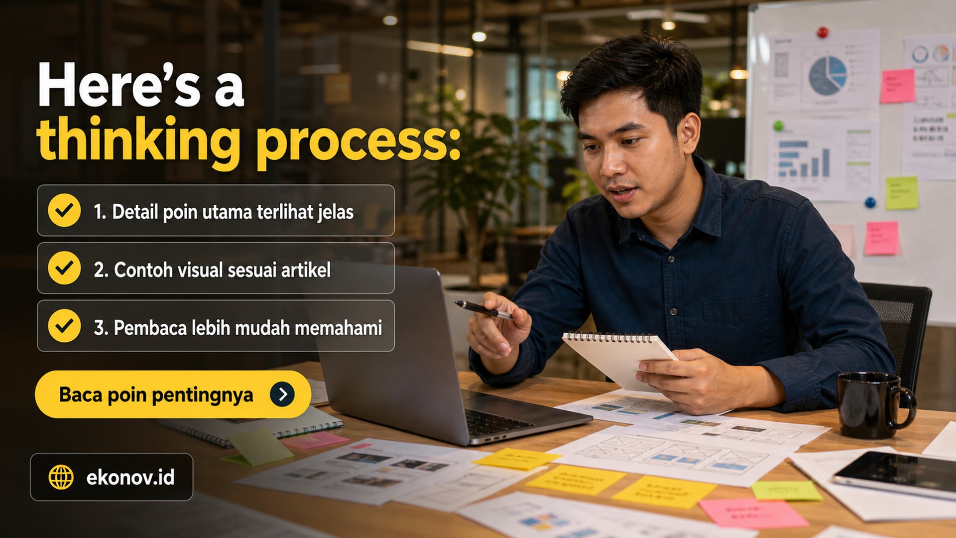 Ilustrasi cara mendapatkan pelanggan dari google - Here's a thinking process: