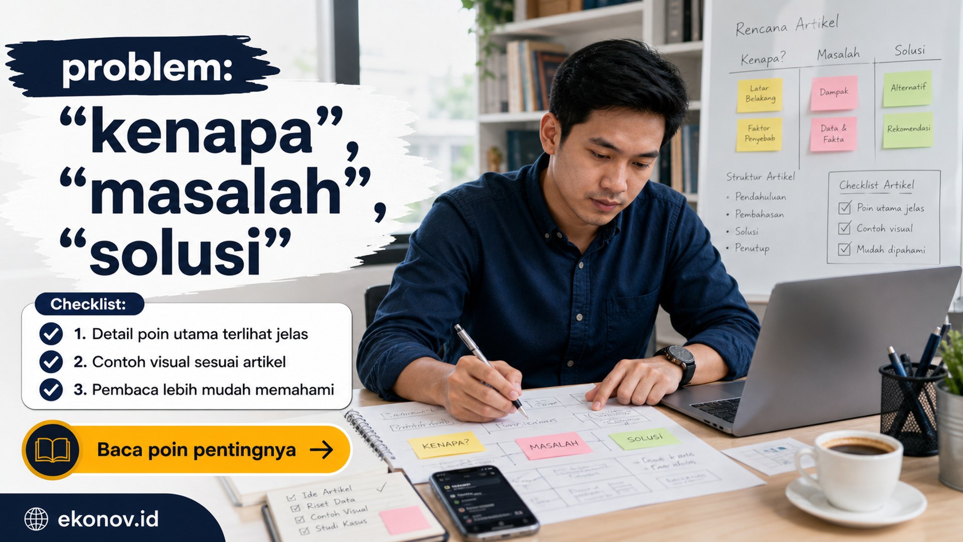 Ilustrasi cara mendapatkan pelanggan dari google - problem: 