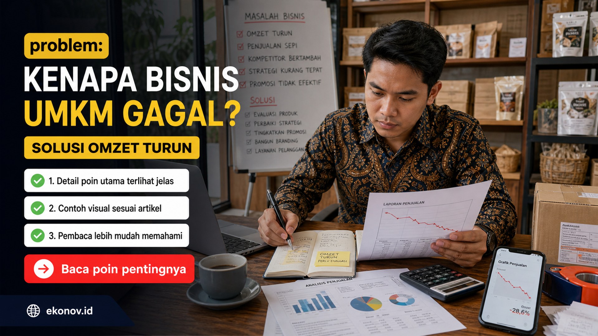 Ilustrasi cara mendapatkan pelanggan dari google - problem: ~7 titles, keywords like 
