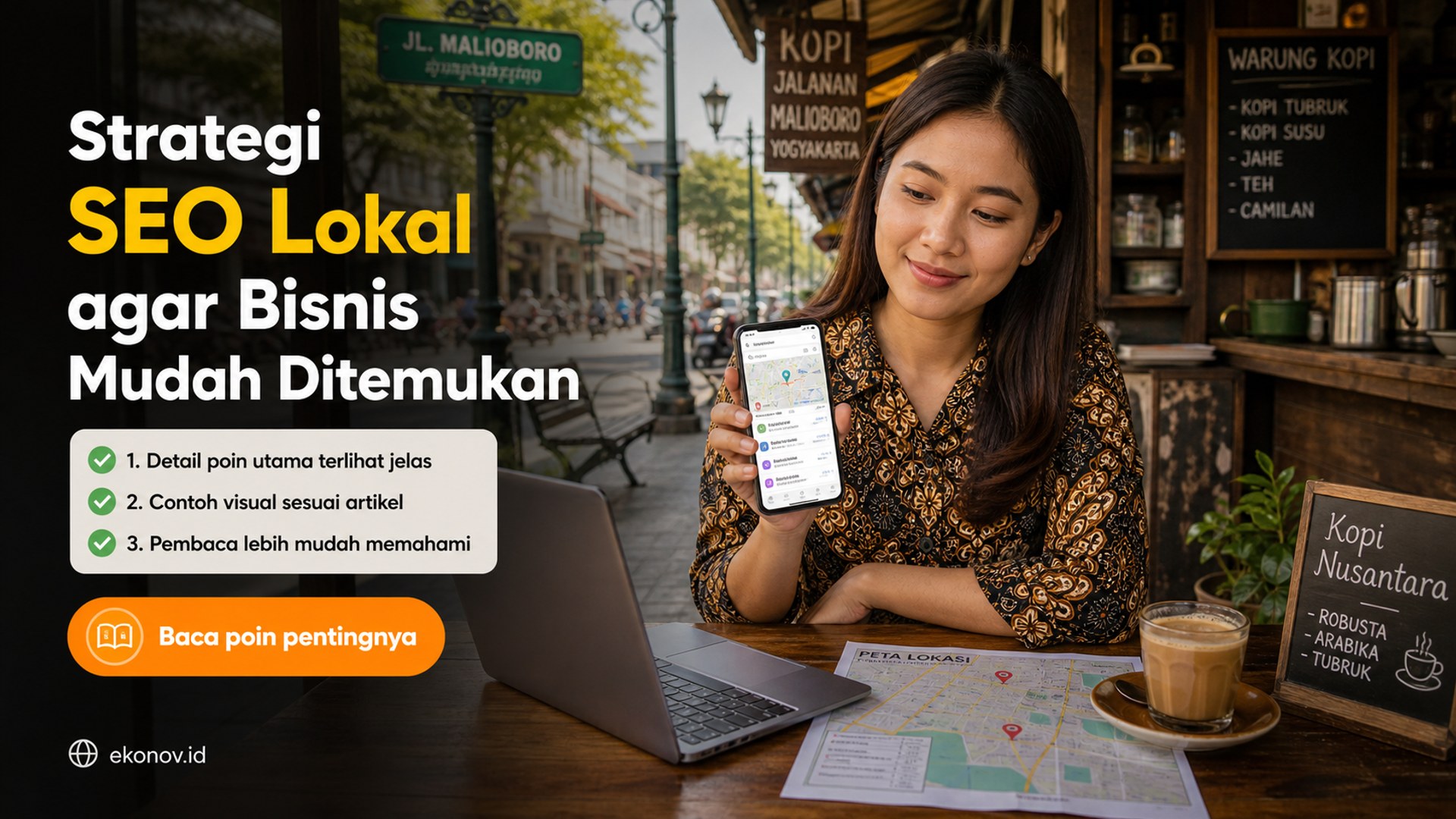 Ilustrasi cara mendapatkan pelanggan dari google - Strategi SEO Lokal agar Bisnis Mudah Ditemukan
