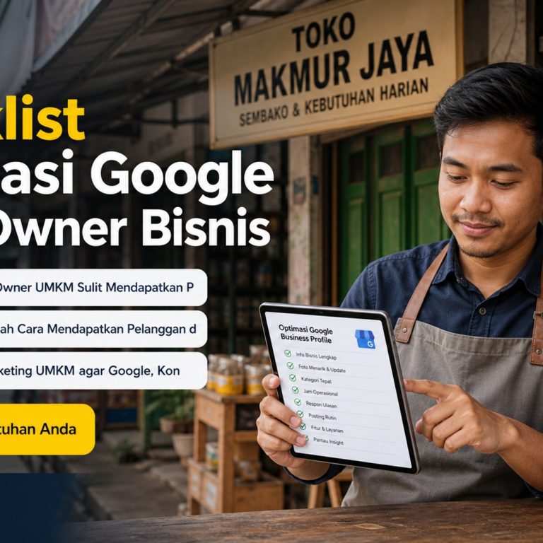 Checklist Optimasi Google untuk Owner Bisnis