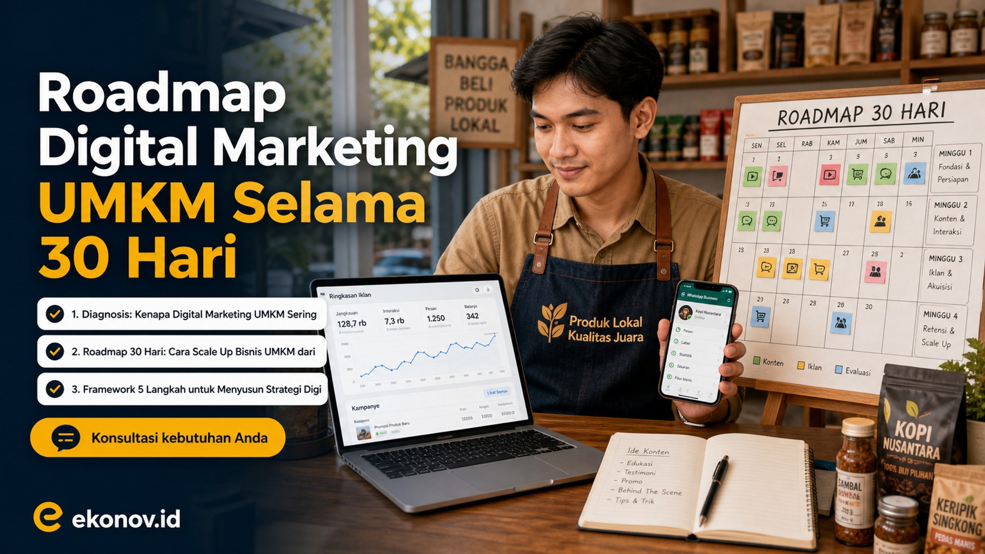 cara mendapatkan pelanggan dari google - Roadmap Digital Marketing UMKM Selama 30 Hari