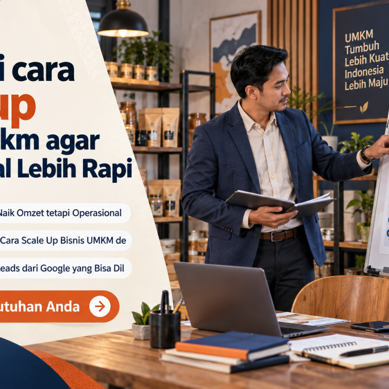 Strategi cara scale up bisnis umkm agar Operasional Lebih Rapi