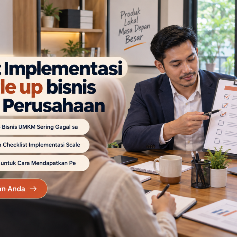 Checklist Implementasi cara scale up bisnis umkm di Perusahaan