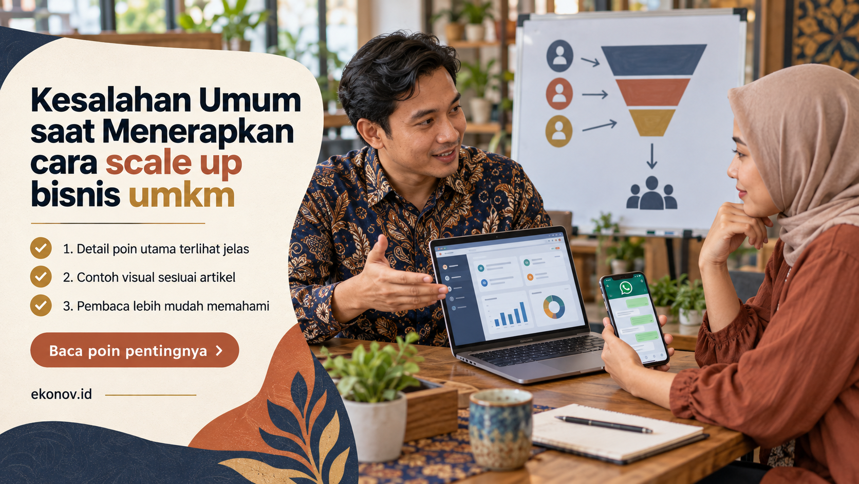 Ilustrasi cara mendapatkan pelanggan dari google - Kesalahan Umum saat Menerapkan cara scale up bisnis umkm