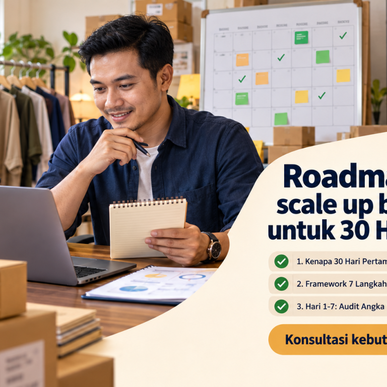 Roadmap cara scale up bisnis umkm untuk 30 Hari Pertama