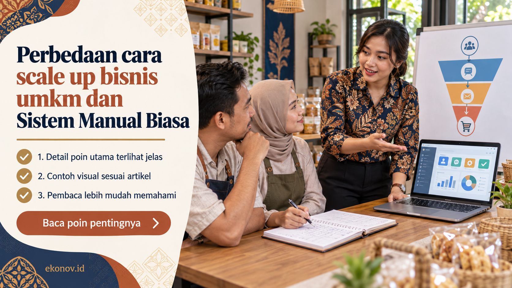 Ilustrasi cara mendapatkan pelanggan dari google - Perbedaan cara scale up bisnis umkm dan Sistem Manual Biasa