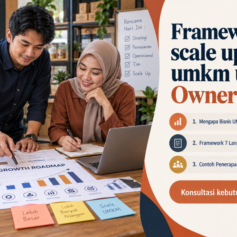 Framework cara scale up bisnis umkm untuk Owner dan Tim