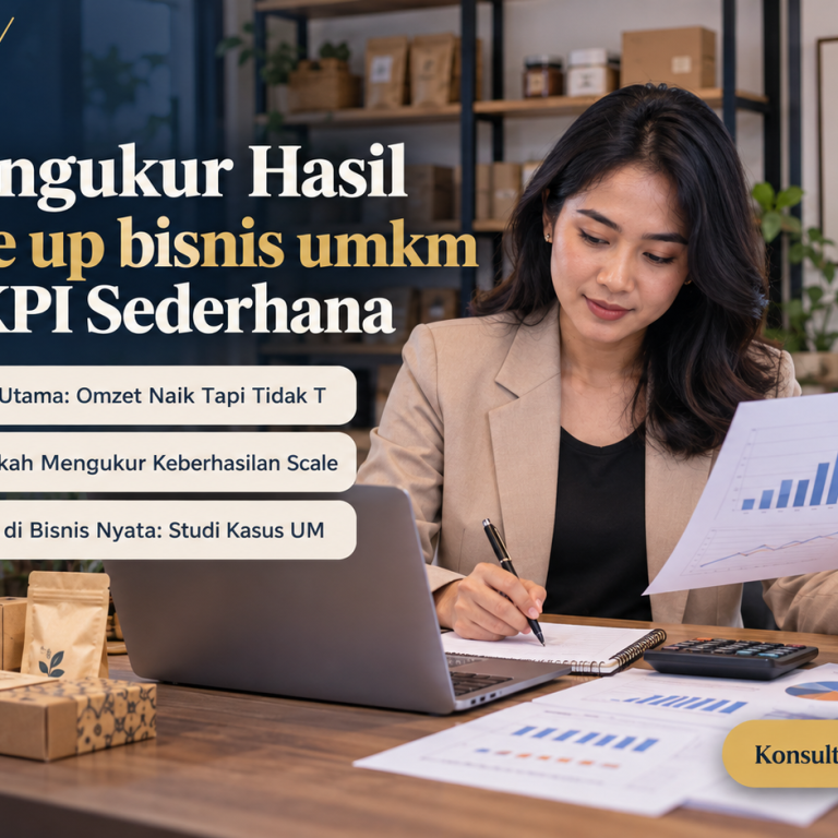 Cara Mengukur Hasil cara scale up bisnis umkm dengan KPI Sederhana