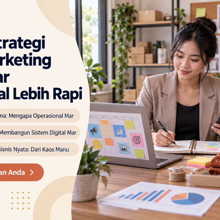 Strategi strategi digital marketing umkm agar Operasional Lebih Rapi