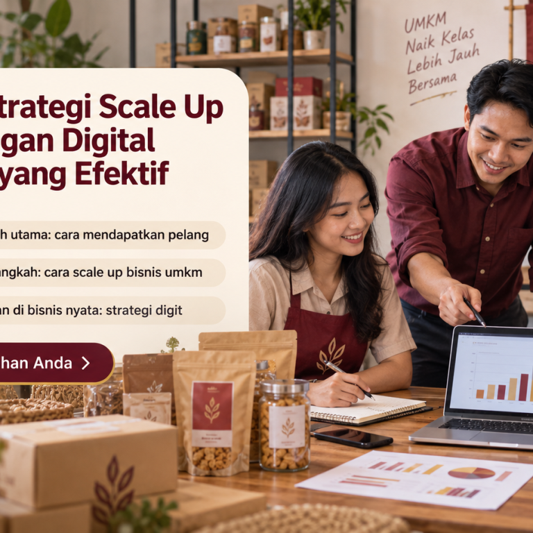 Panduan Strategi Scale Up UMKM dengan Digital Marketing yang Efektif
