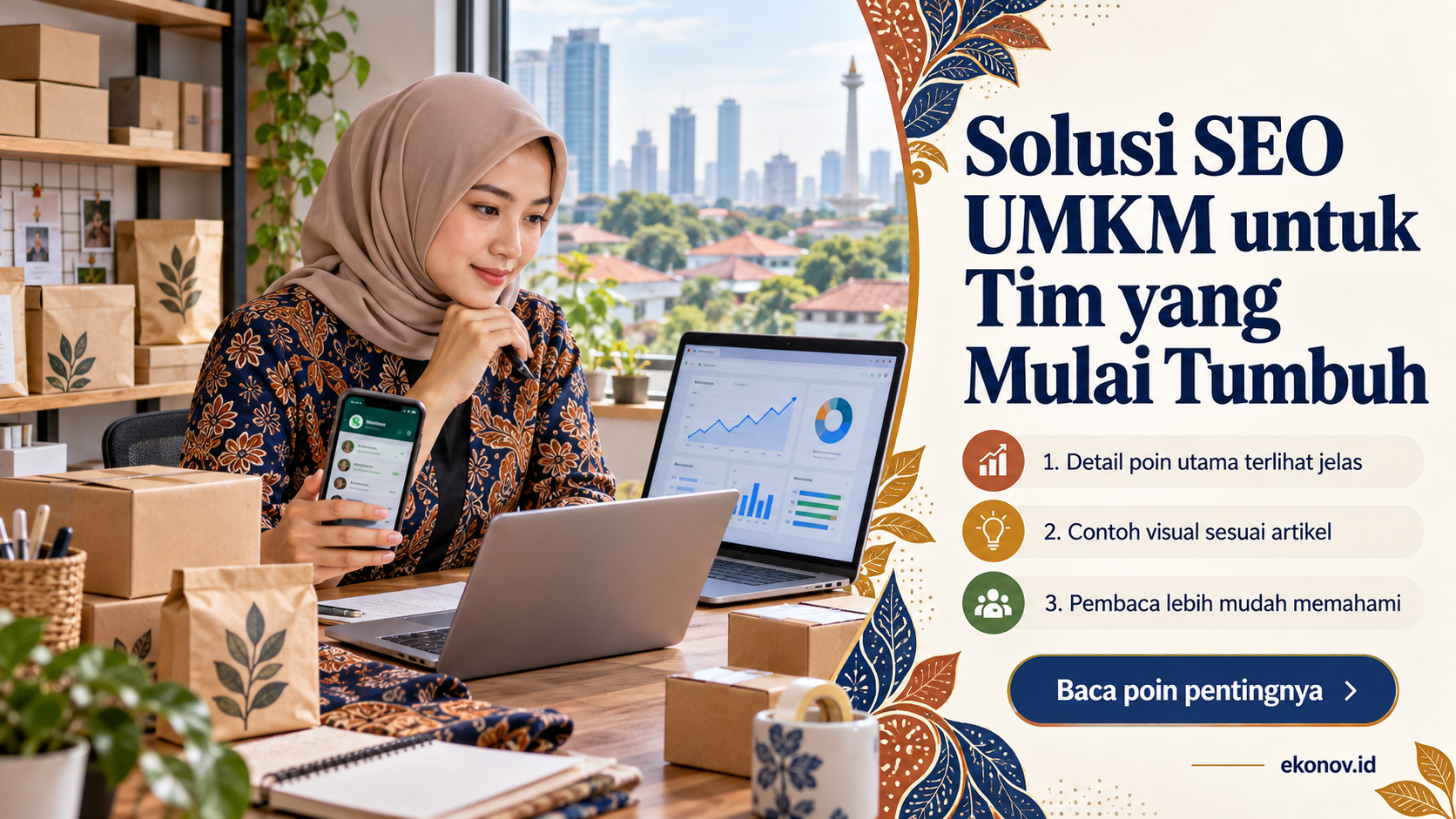 Ilustrasi cara mendapatkan pelanggan dari google - Solusi SEO UMKM untuk Tim yang Mulai Tumbuh