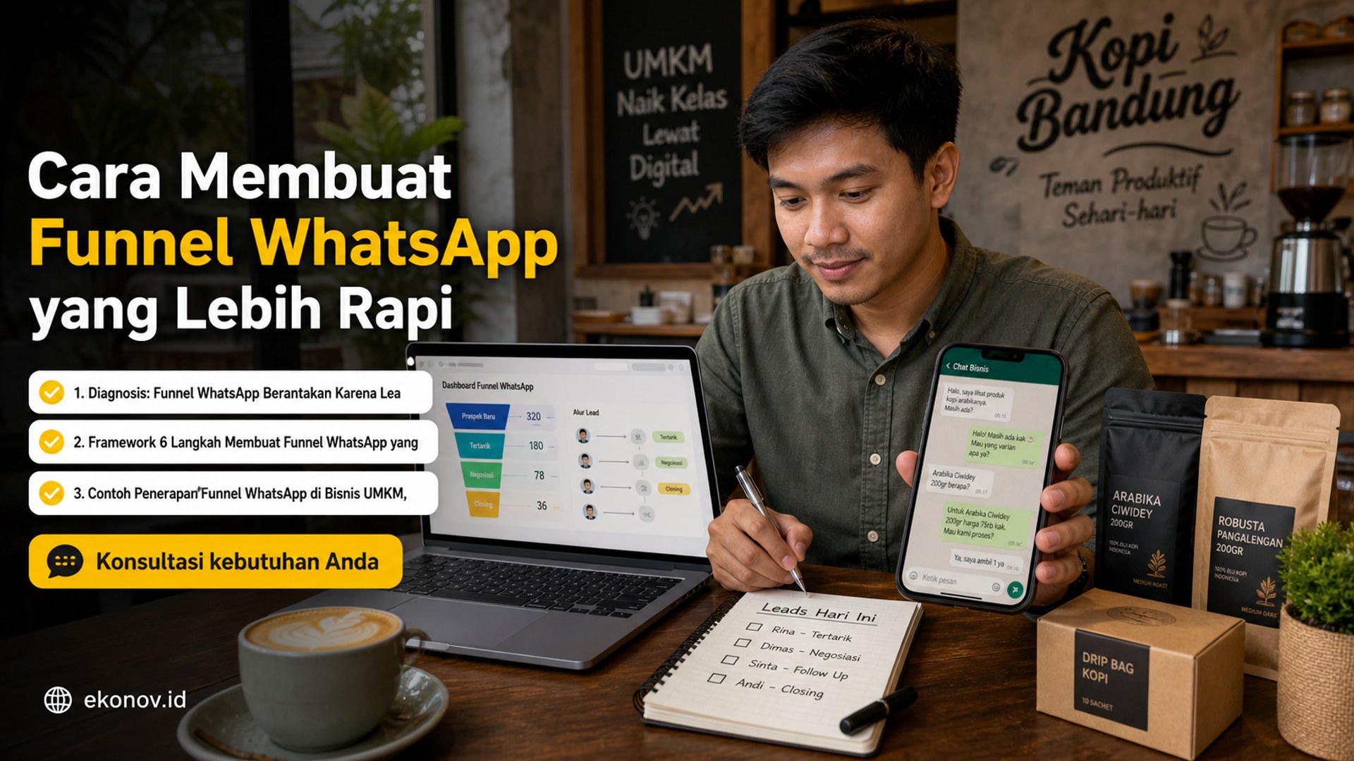 cara mendapatkan pelanggan dari google - Cara Membuat Funnel WhatsApp yang Lebih Rapi