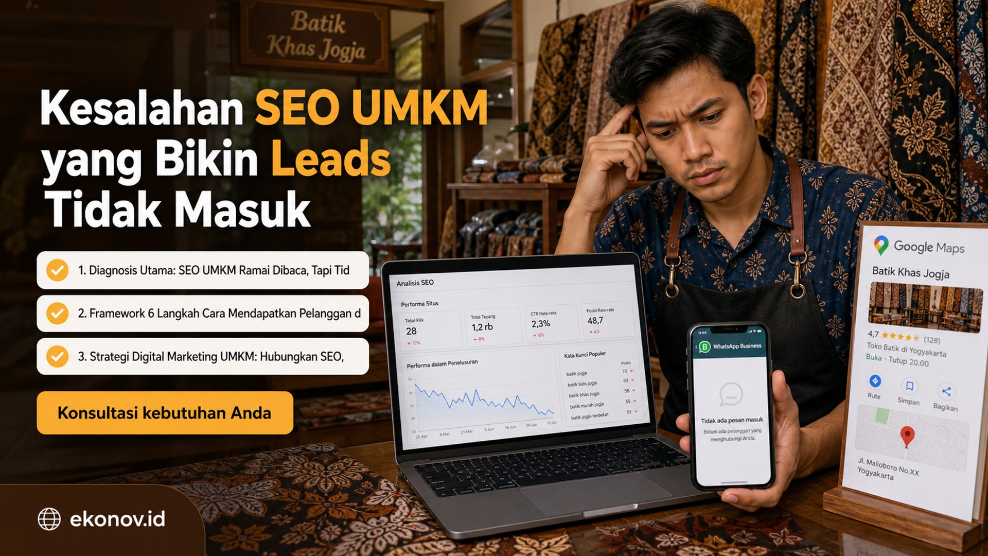 cara mendapatkan pelanggan dari google - Kesalahan SEO UMKM yang Bikin Leads Tidak Masuk