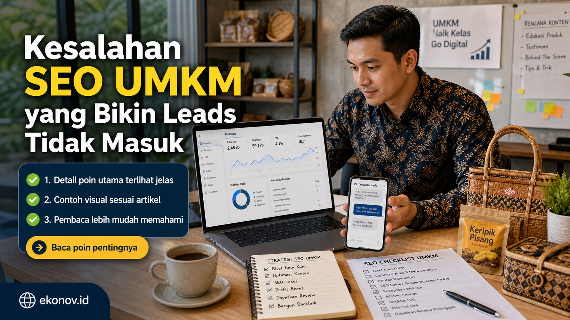 Ilustrasi cara mendapatkan pelanggan dari google - Kesalahan SEO UMKM yang Bikin Leads Tidak Masuk