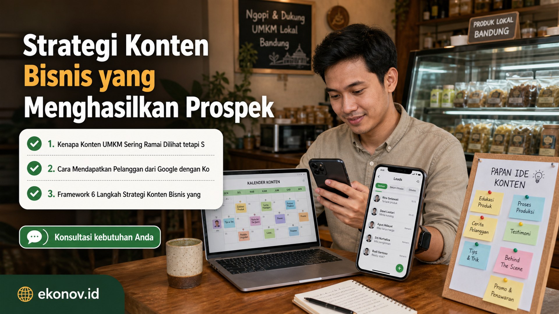 cara mendapatkan pelanggan dari google - Strategi Konten Bisnis yang Menghasilkan Prospek