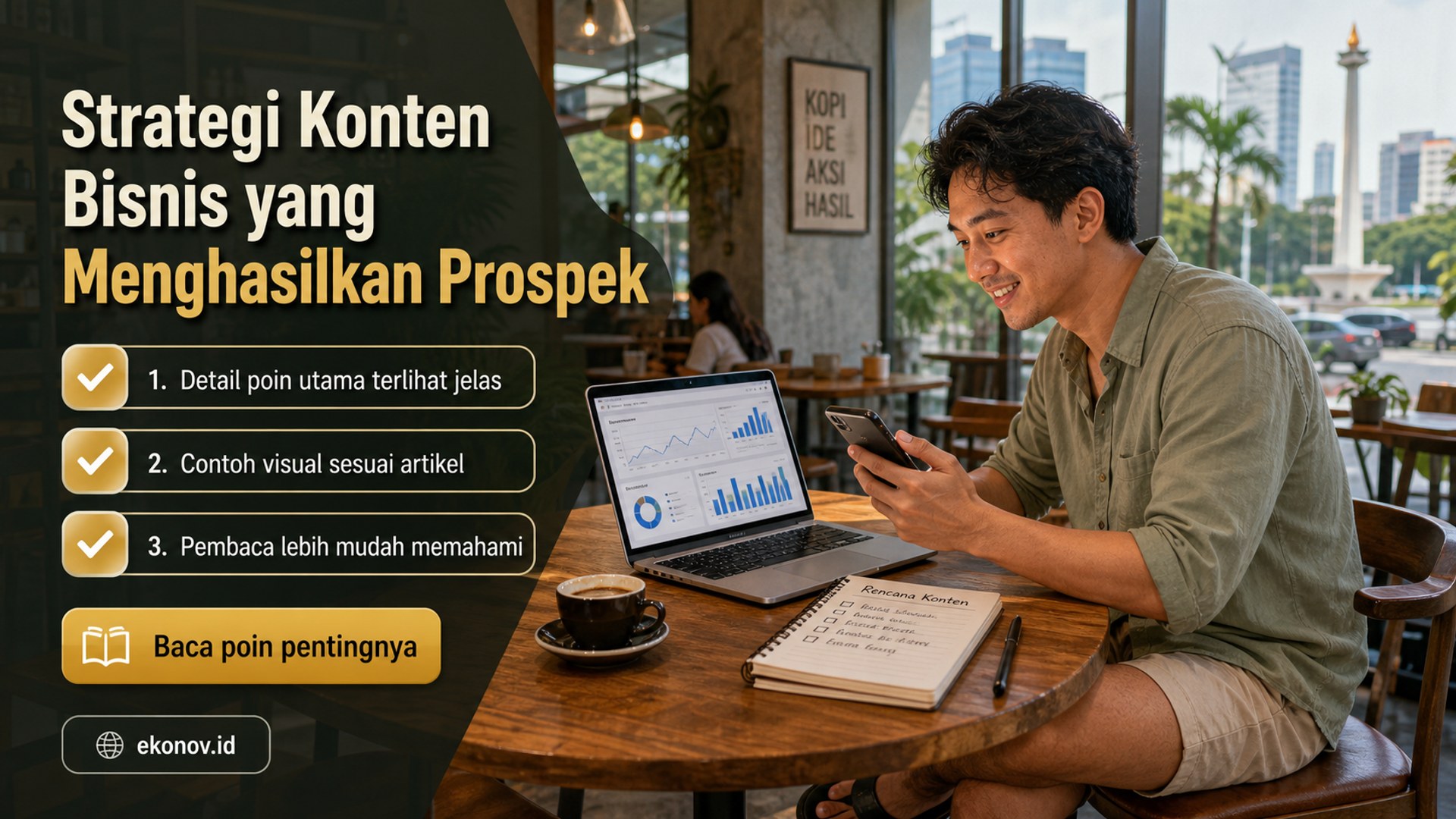 Ilustrasi cara mendapatkan pelanggan dari google - Strategi Konten Bisnis yang Menghasilkan Prospek