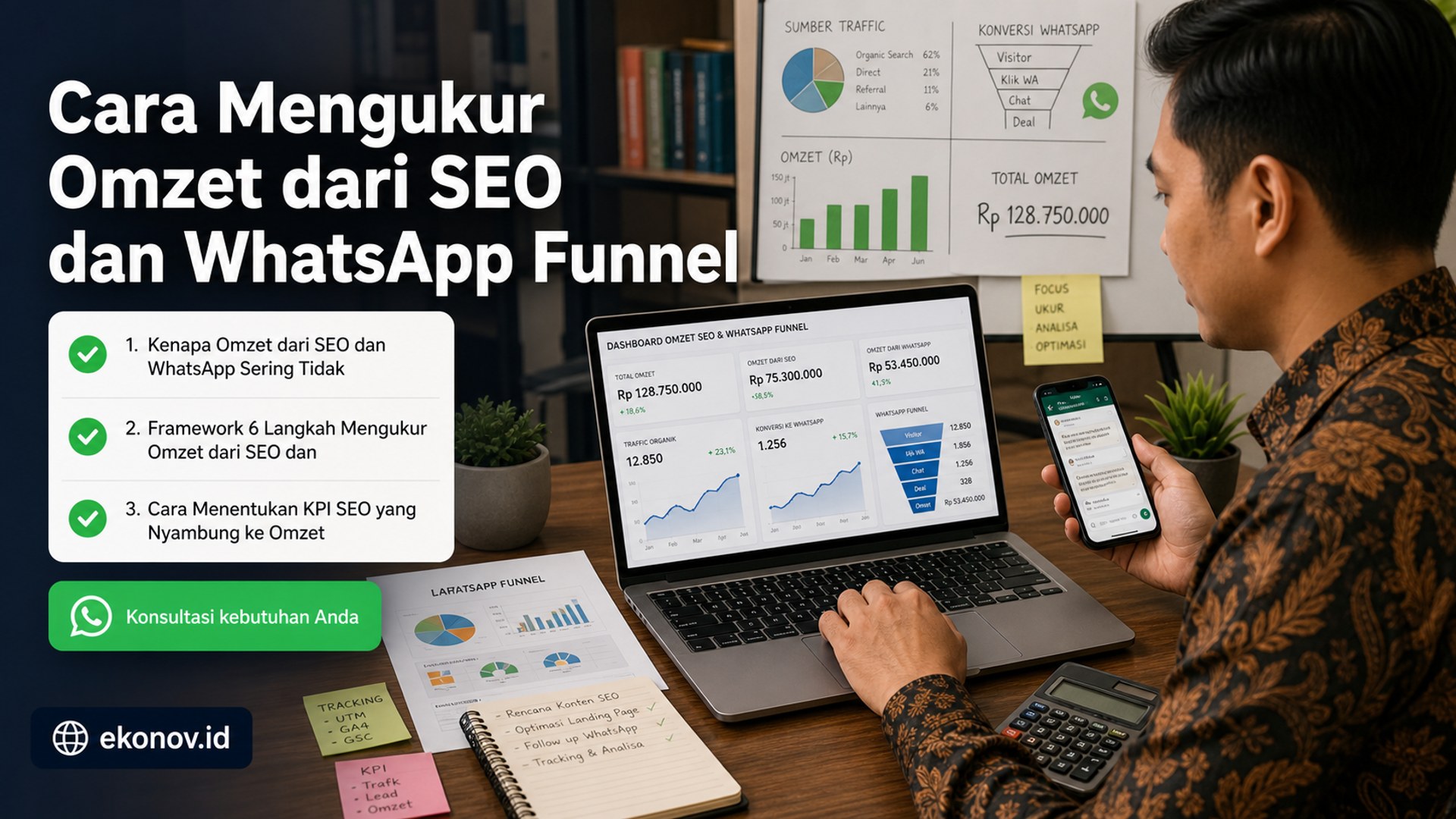 cara mendapatkan pelanggan dari google - Cara Mengukur Omzet dari SEO dan WhatsApp Funnel