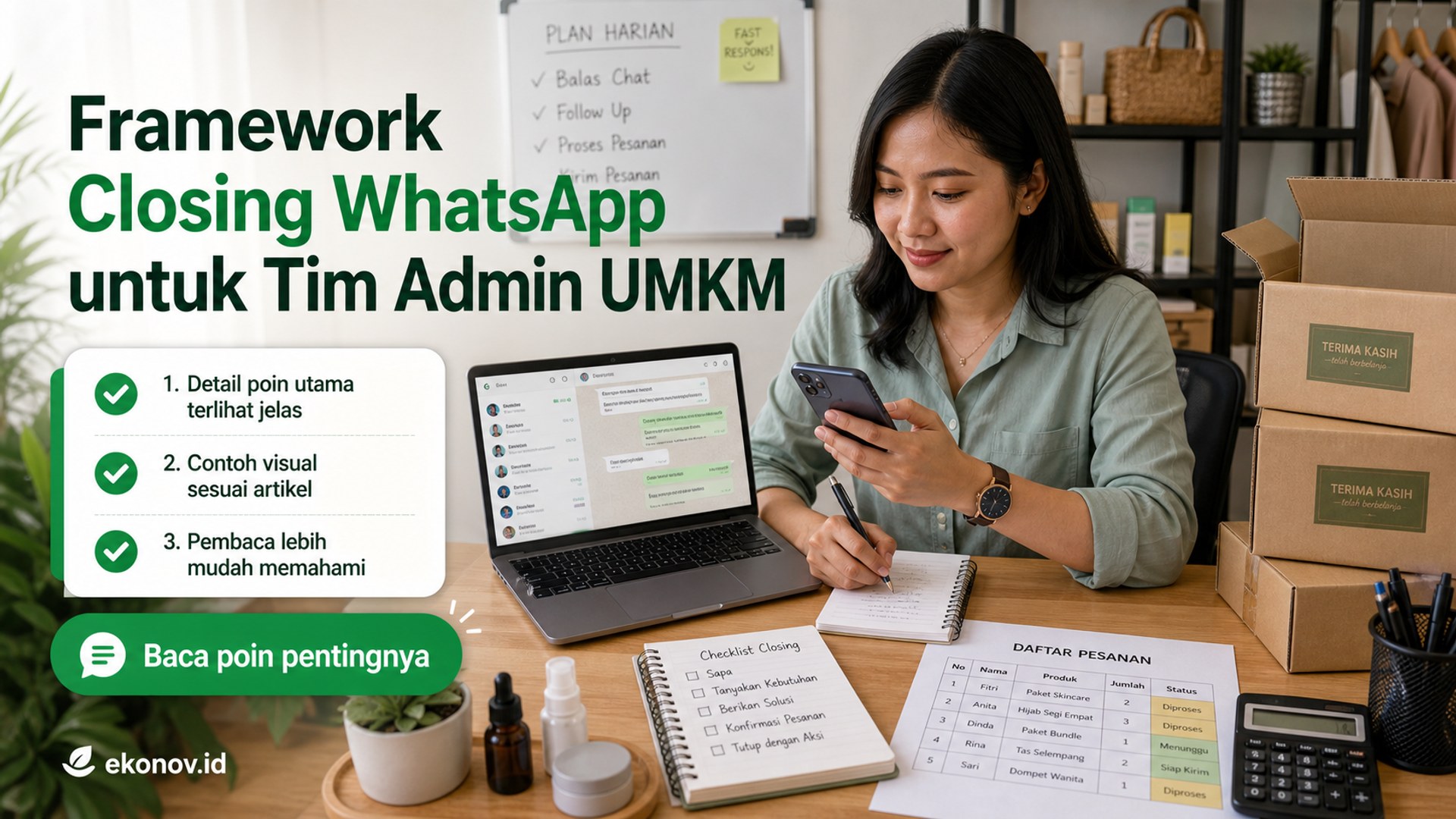 Ilustrasi cara mendapatkan pelanggan dari google - Framework Closing WhatsApp untuk Tim Admin UMKM