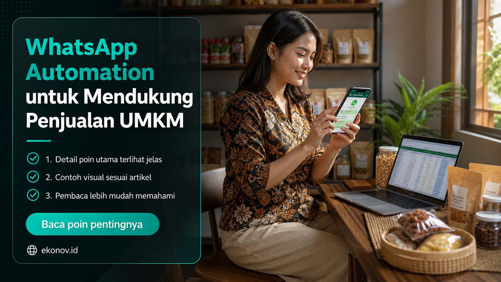 Ilustrasi cara mendapatkan pelanggan dari google - WhatsApp Automation untuk Mendukung Penjualan UMKM