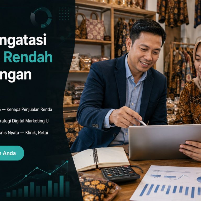 Solusi Mengatasi Penjualan Rendah UMKM dengan Digital
