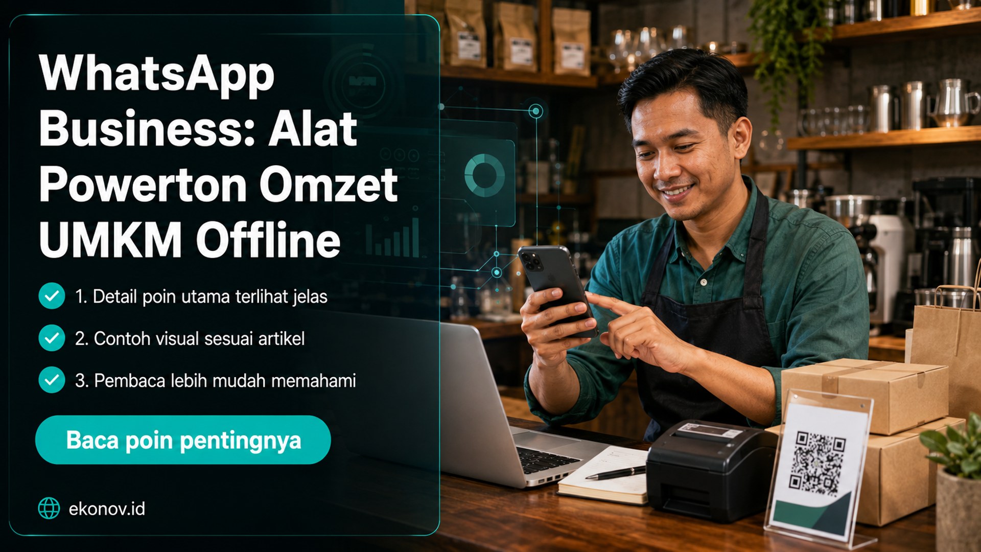 Ilustrasi cara mendapatkan pelanggan dari google - WhatsApp Business: Alat Powerton Omzet UMKM Offline