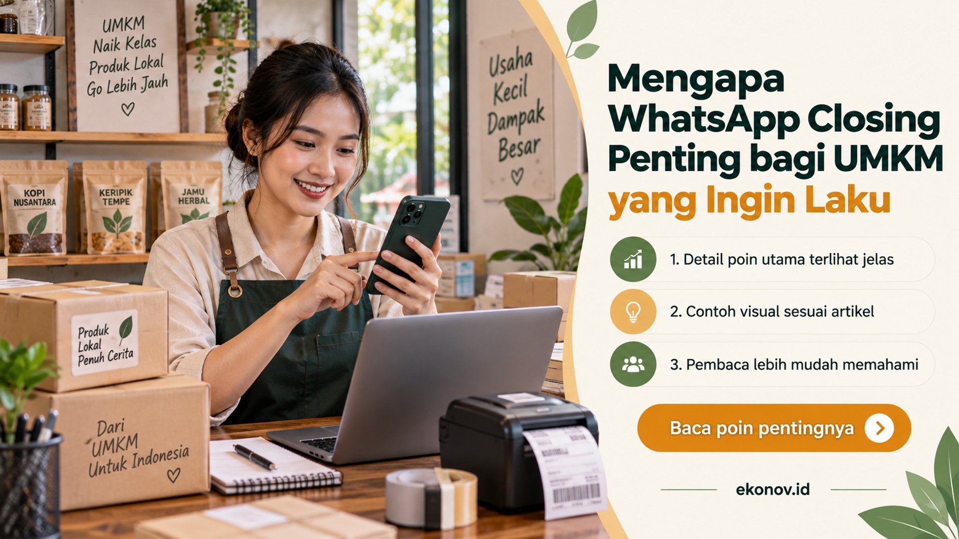 Ilustrasi cara mendapatkan pelanggan dari google - Mengapa WhatsApp Closing Penting bagi UMKM yang Ingin Laku