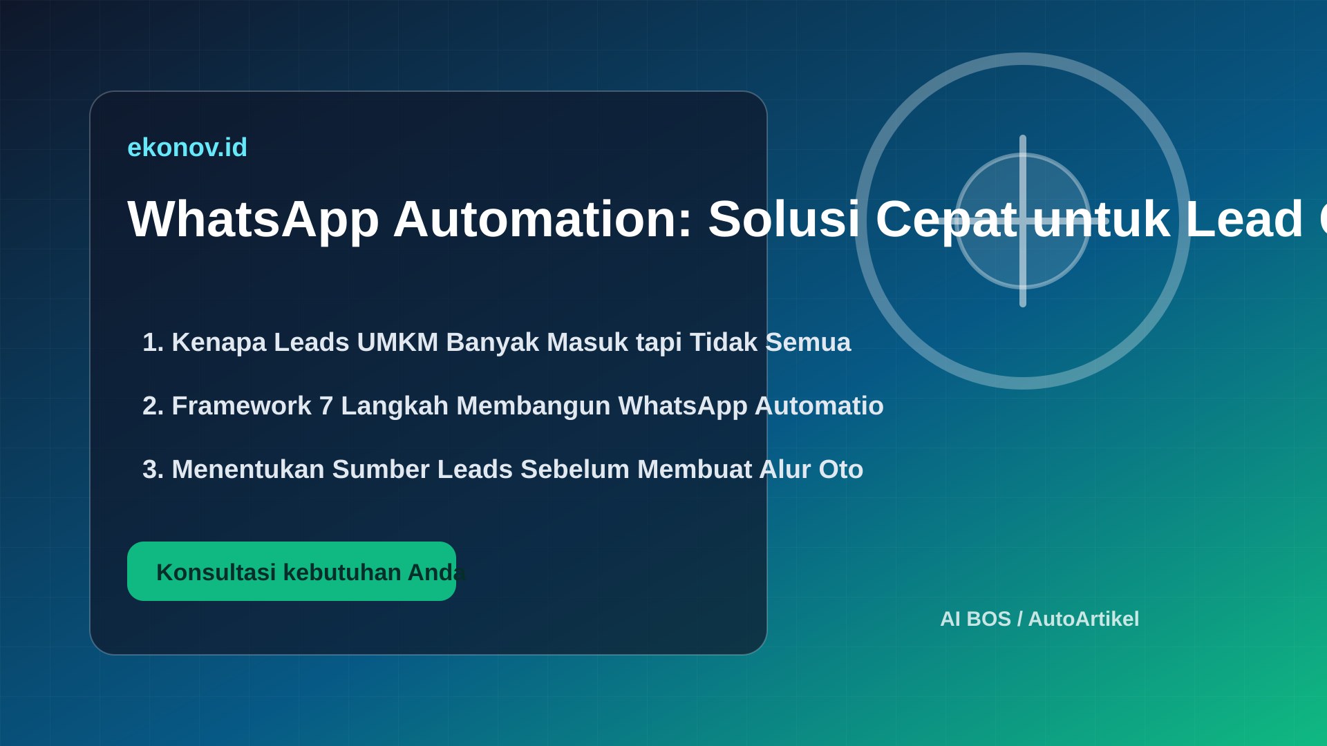 cara mendapatkan pelanggan dari google - WhatsApp Automation: Solusi Cepat untuk Lead Generation UMKM