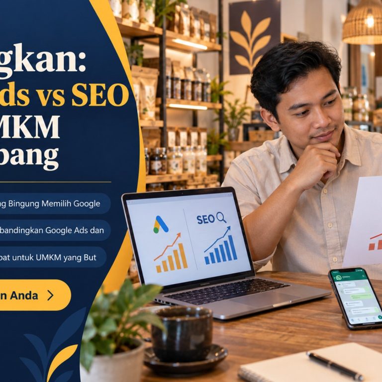 Bandingkan: Google Ads vs SEO untuk UMKM yang Terbang