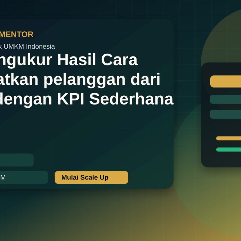 Cara Mengukur Hasil cara mendapatkan pelanggan dari google dengan KPI Sederhana
