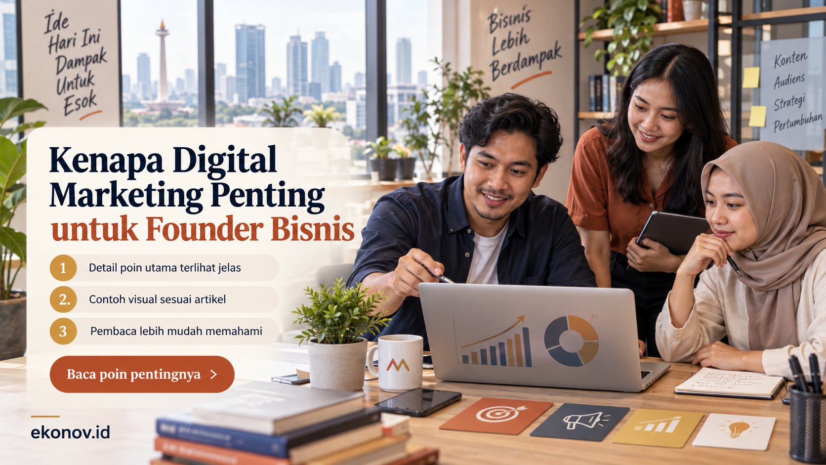 Ilustrasi cara mendapatkan pelanggan dari google - Kenapa Digital Marketing Penting untuk Founder Bisnis