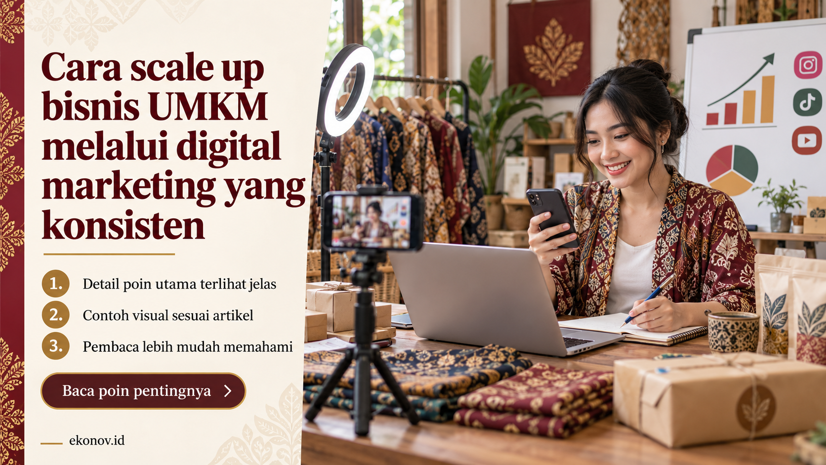 Ilustrasi cara mendapatkan pelanggan dari google - Cara scale up bisnis UMKM melalui digital marketing yang konsisten