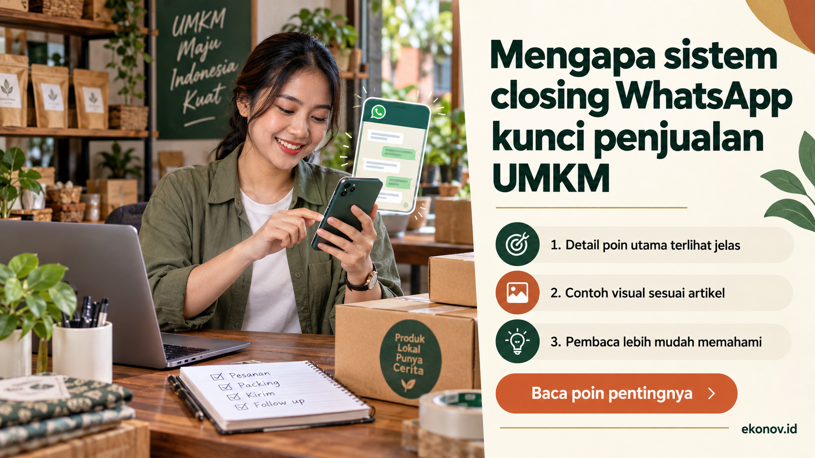 Ilustrasi cara mendapatkan pelanggan dari google - Mengapa sistem closing WhatsApp kunci penjualan UMKM