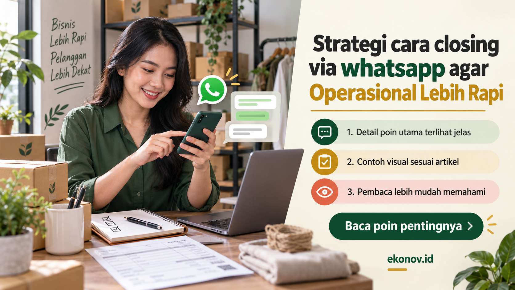 Ilustrasi cara mendapatkan pelanggan dari google - Strategi cara closing via whatsapp agar Operasional Lebih Rapi