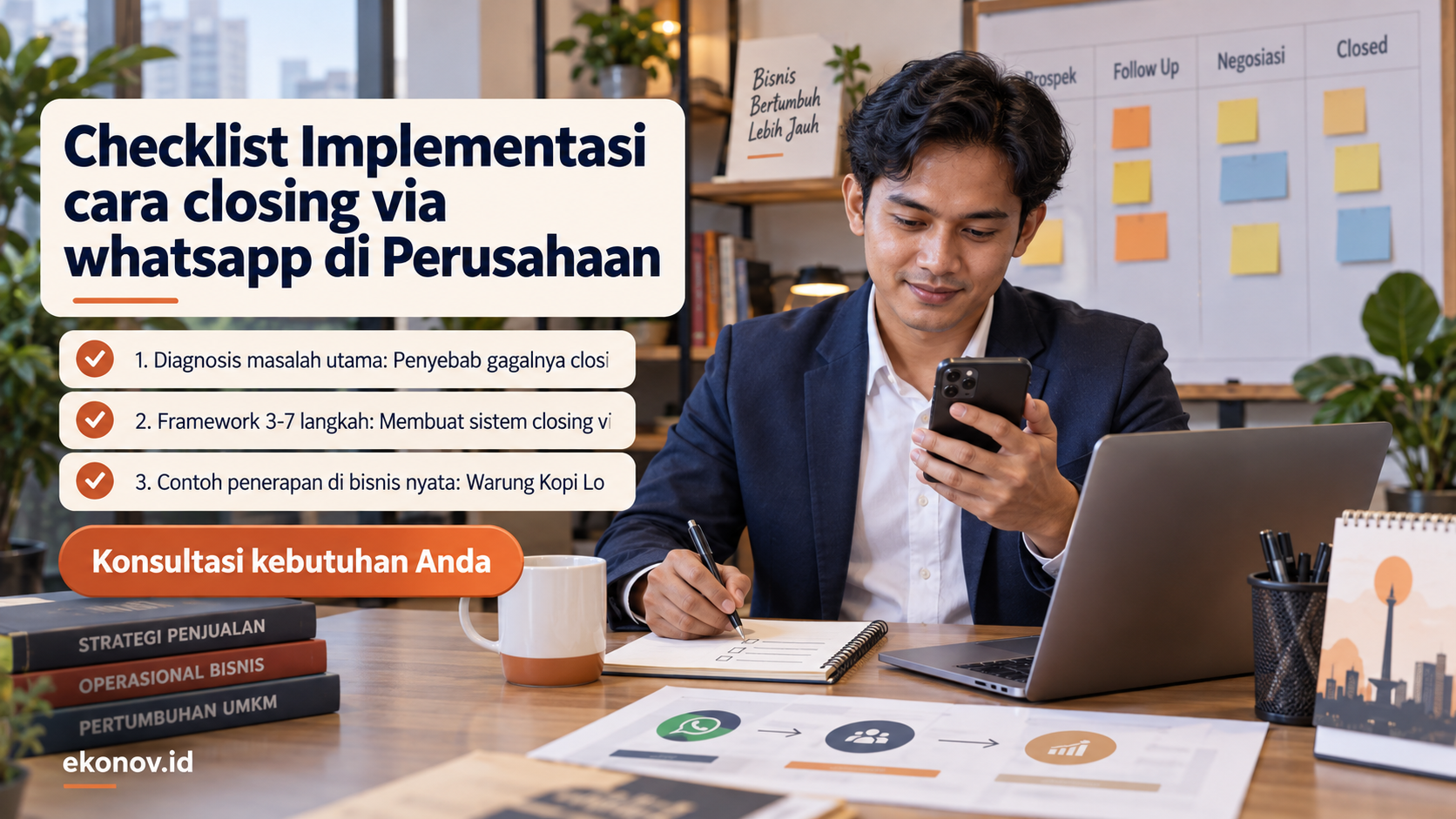 cara mendapatkan pelanggan dari google - Checklist Implementasi cara closing via whatsapp di Perusahaan