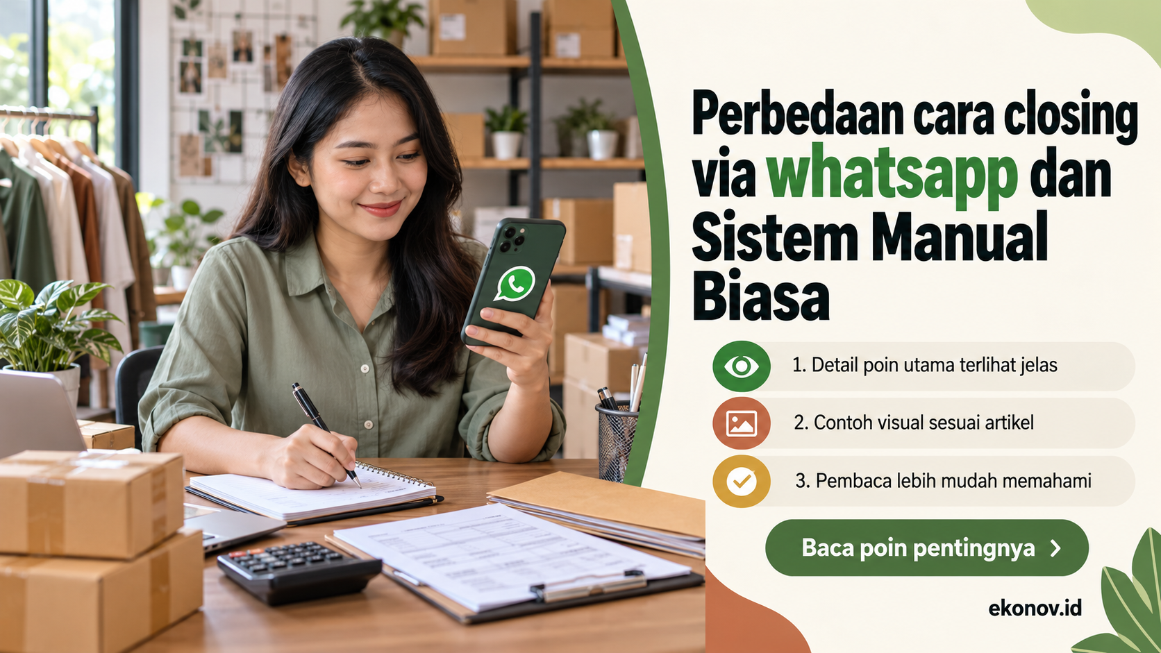 Ilustrasi cara mendapatkan pelanggan dari google - Perbedaan cara closing via whatsapp dan Sistem Manual Biasa