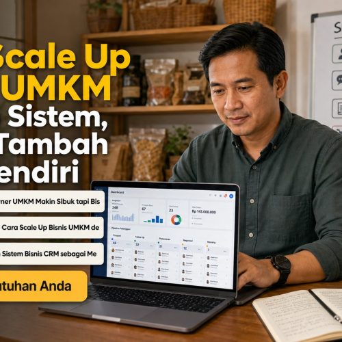 Cara Scale Up Bisnis UMKM dengan Sistem, Bukan Tambah Kerja Sendiri