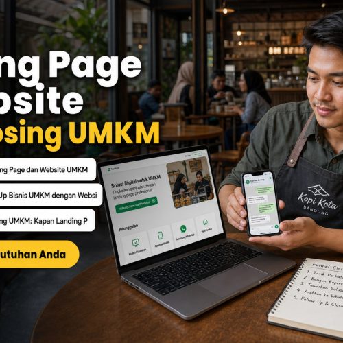 cara mendapatkan pelanggan dari google - Landing Page vs Website untuk Closing UMKM